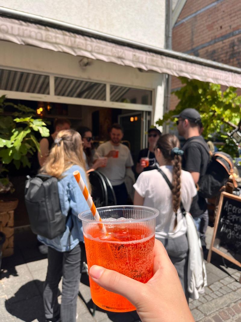 Aperol Spritz zum Mitnehmen.