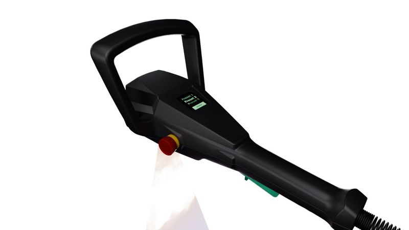 Der Griff des Theo Cleaners.