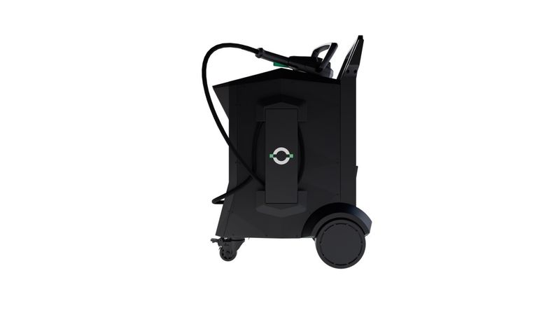 Der Theo Cleaner von der Seite.