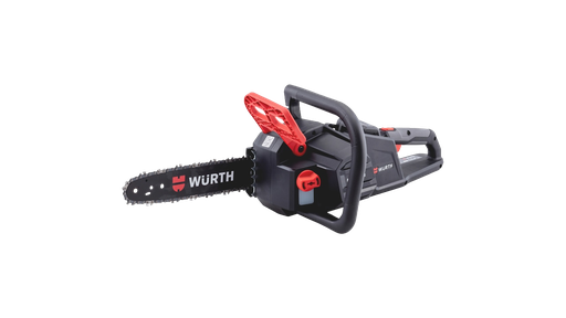 Ein Foto der Würth Akku-Kettensäge.