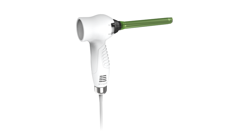 Das WISAP SafeCut Gerät vor weißem Hintergrund.