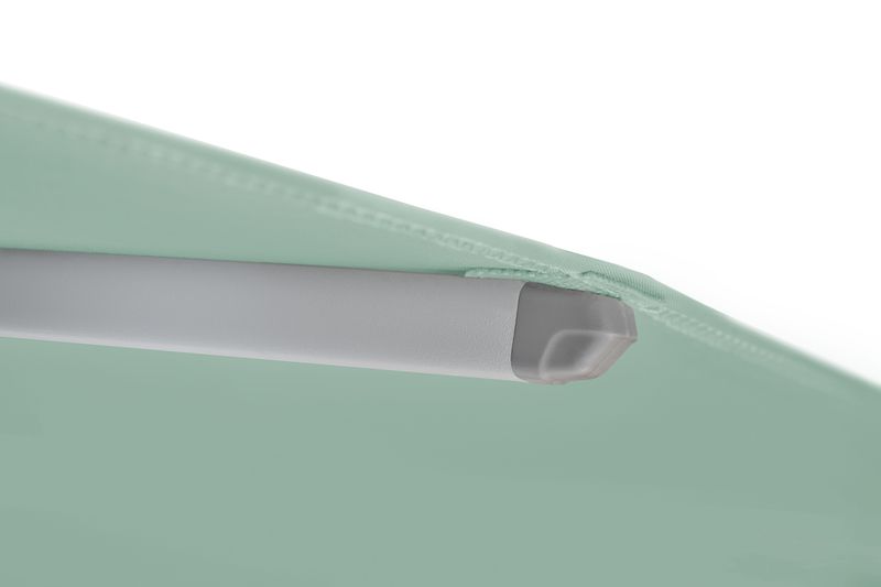 Der äußere Rand des Schirmes.