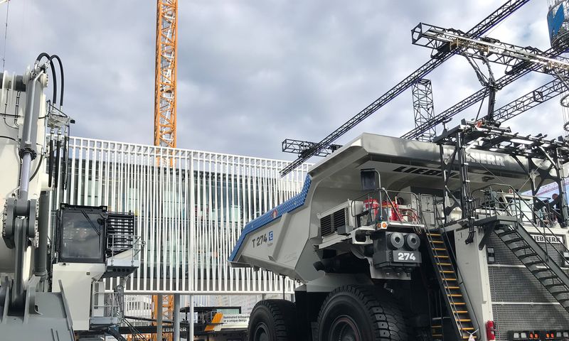 Fahrzeuge auf der Bauma 2022