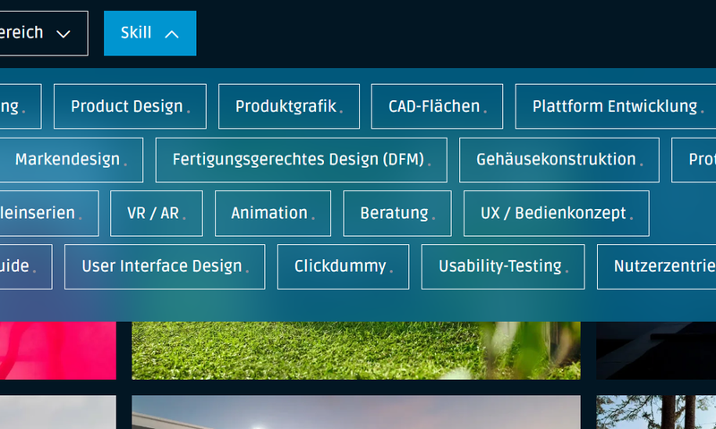 filter options
