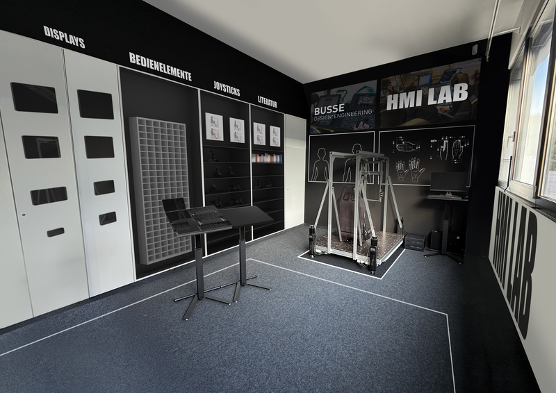 The HMi Lab with various devices.
