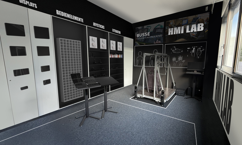 The HMi Lab with various devices.