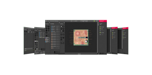 Mehrere unterschiedliche Ansichten der Displayinhalte.