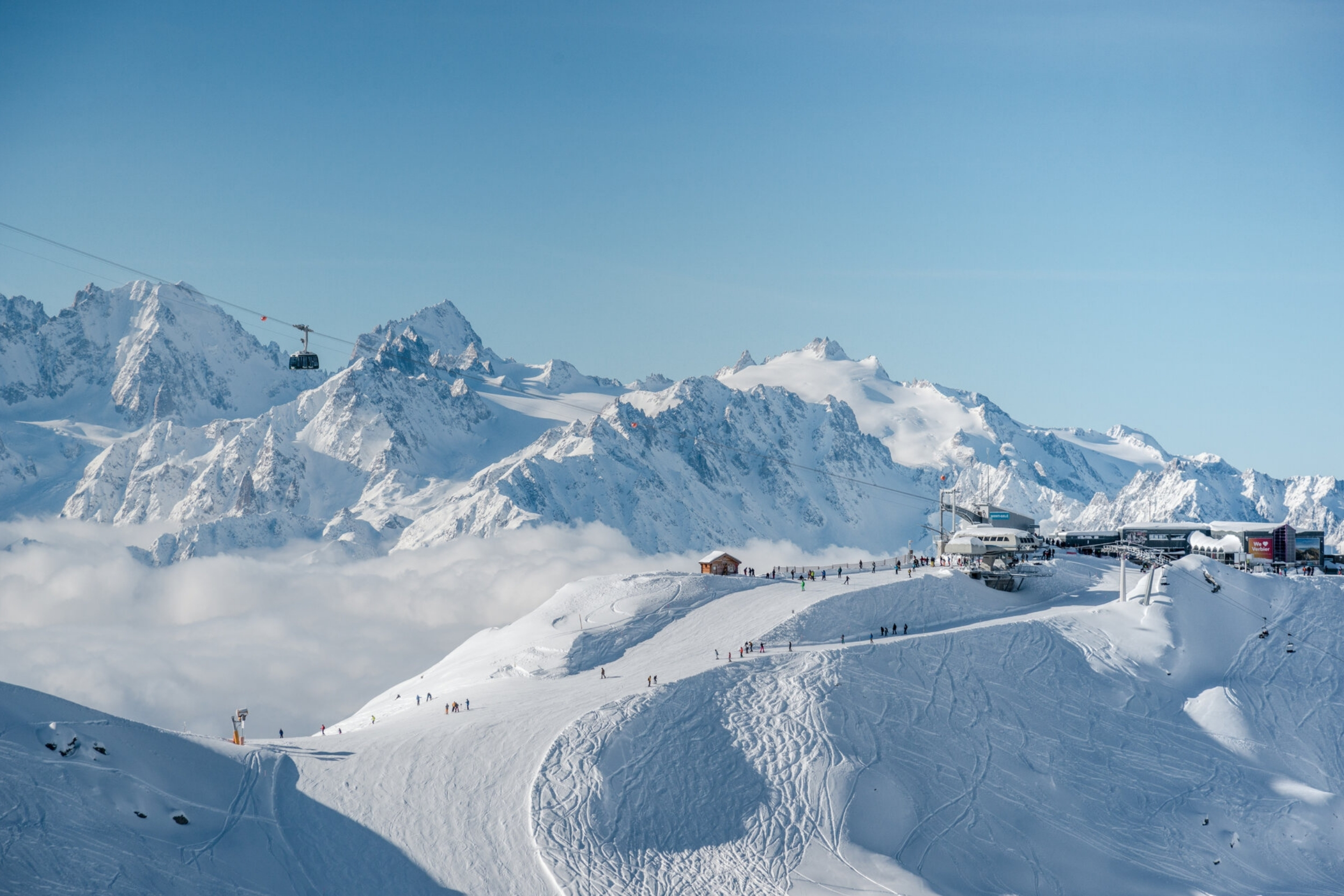 Verbier skiing