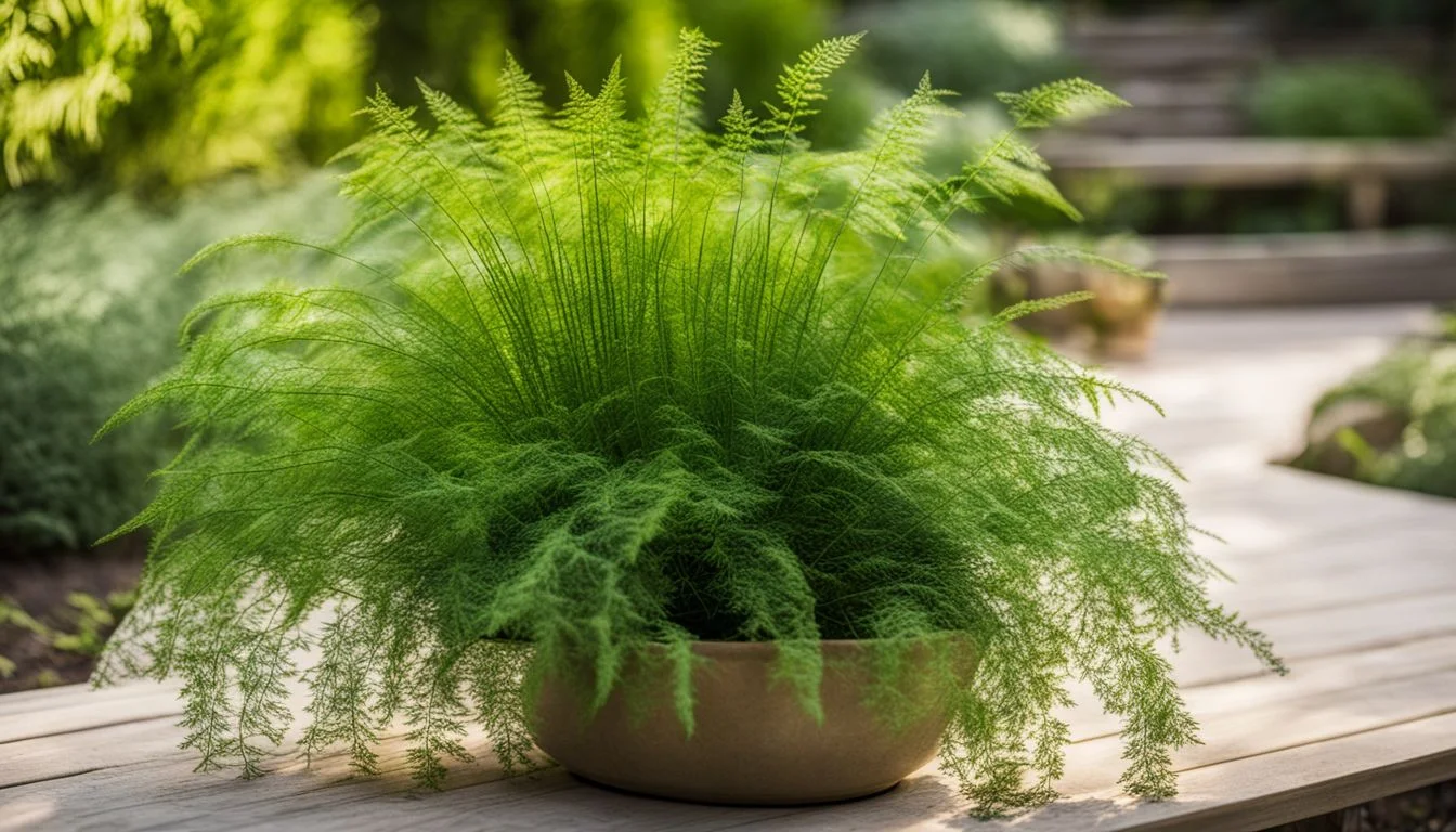 A large Asparagus Fern