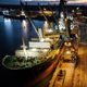 Bulk vessel being loaded at Dan Store terminal in Liepaja, Latvia