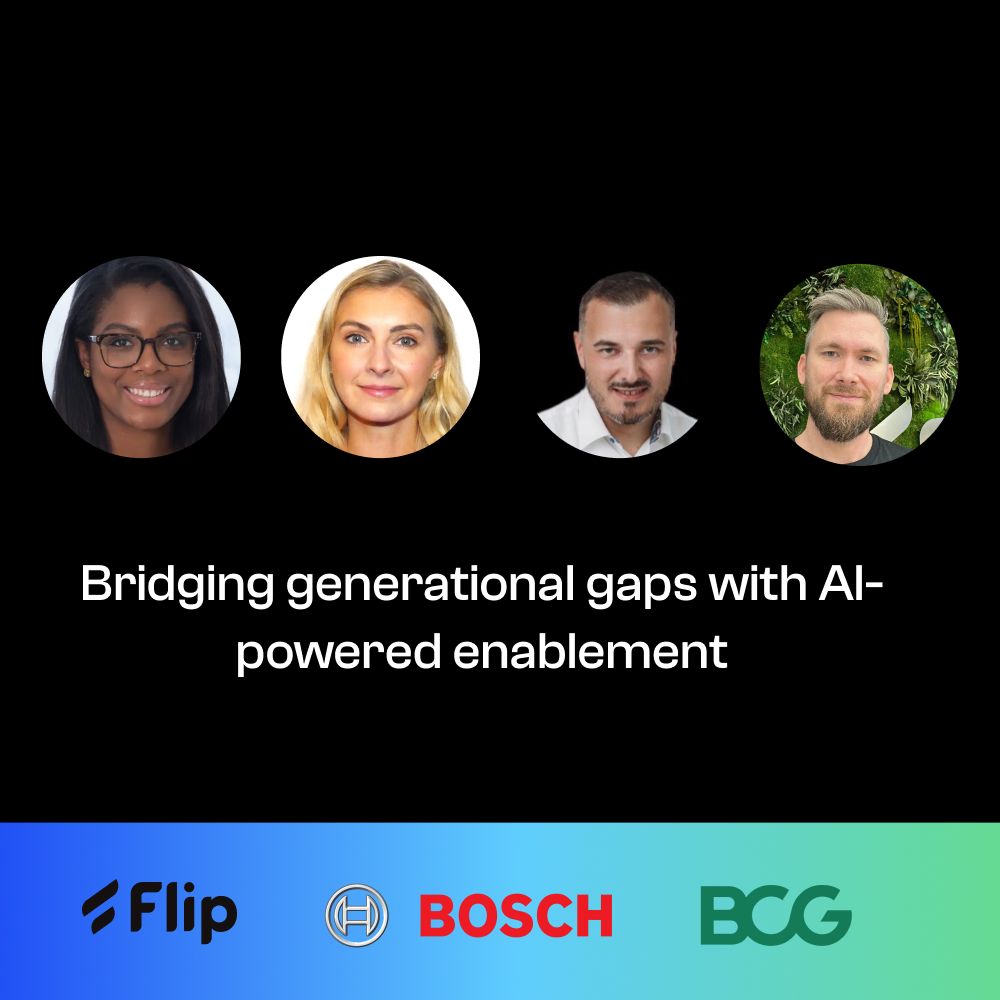 Webinar: Bridging generational gaps with AI-powered enablement