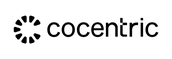 Minimalist black and white logo, circular design with interlocking shapes, no text visible.