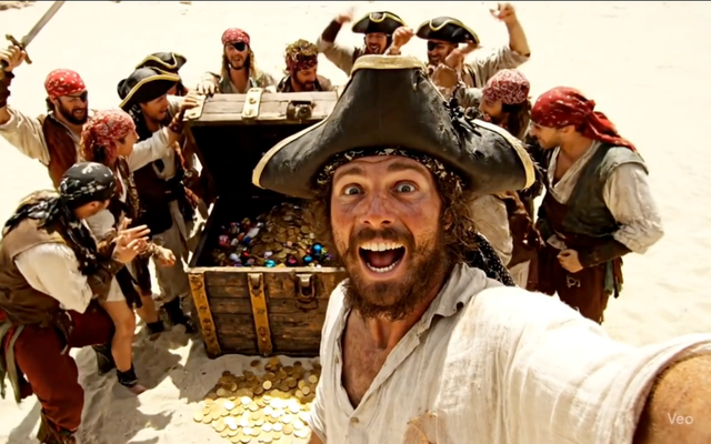 Flip celebrates International Talk Like a Pirate Day 2025 with a special customer.