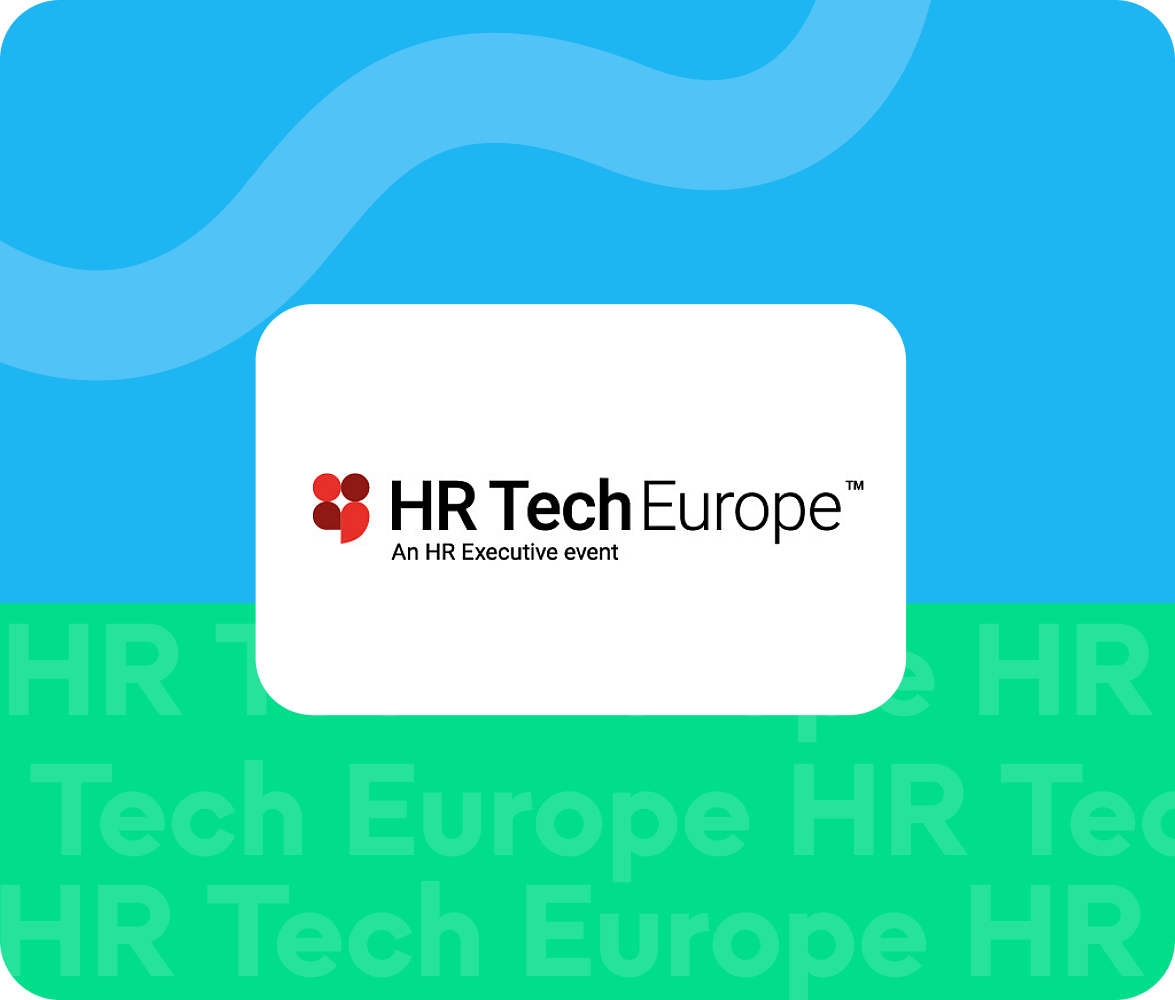 HR Tech Europe logo with text An HR Executive event.