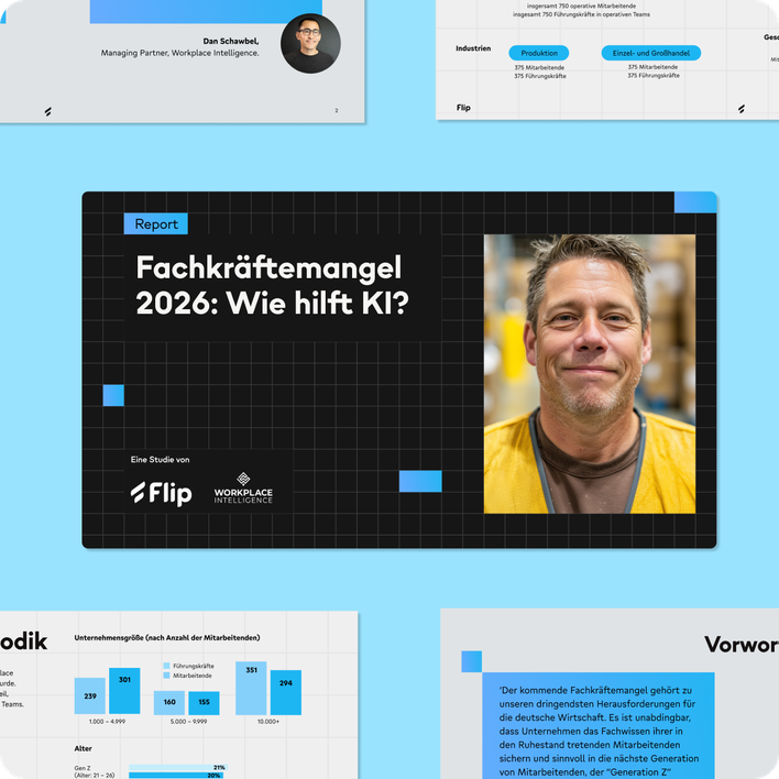 Report cover: Fachkräftemangel 2026: Wie hilft KI?
