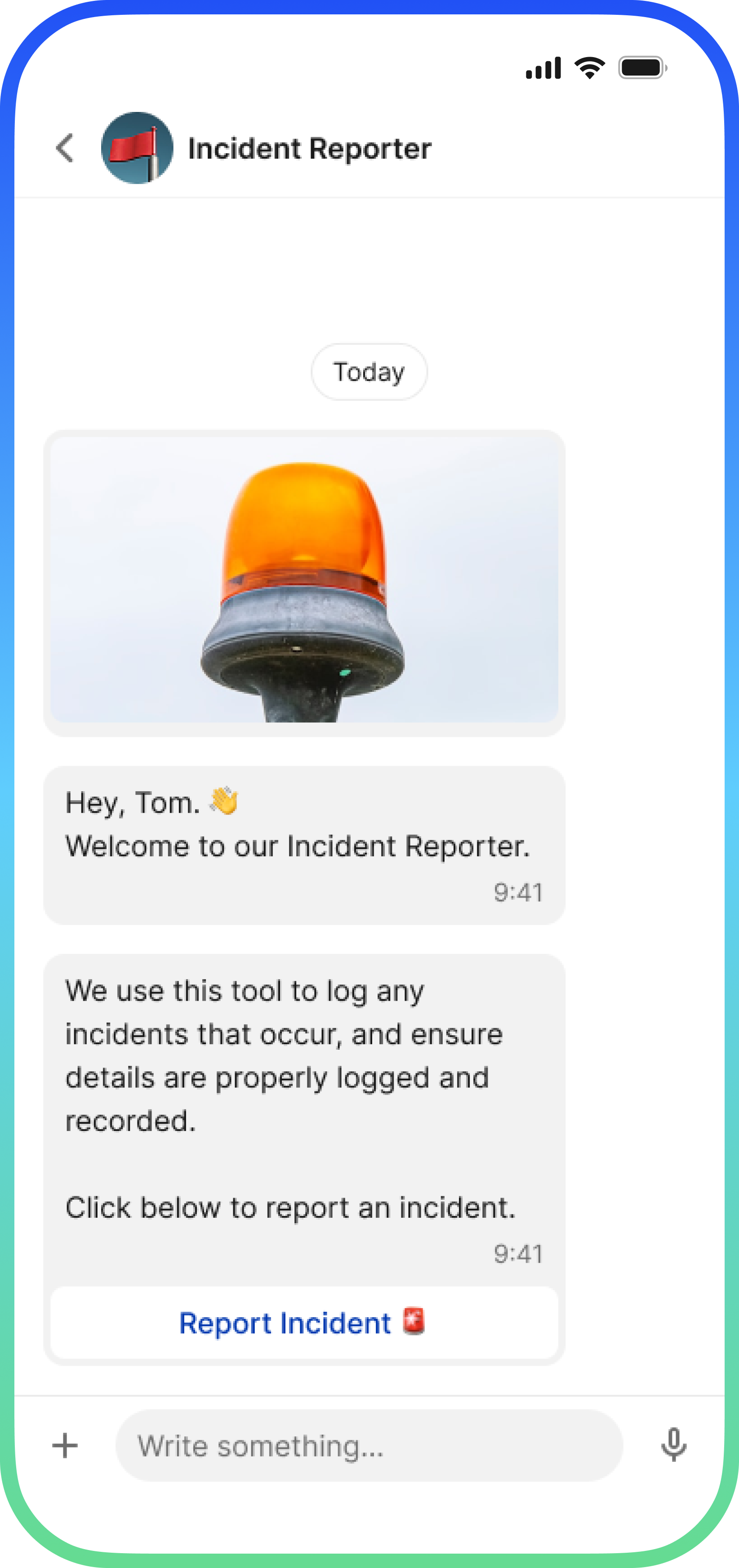 Incident Report app