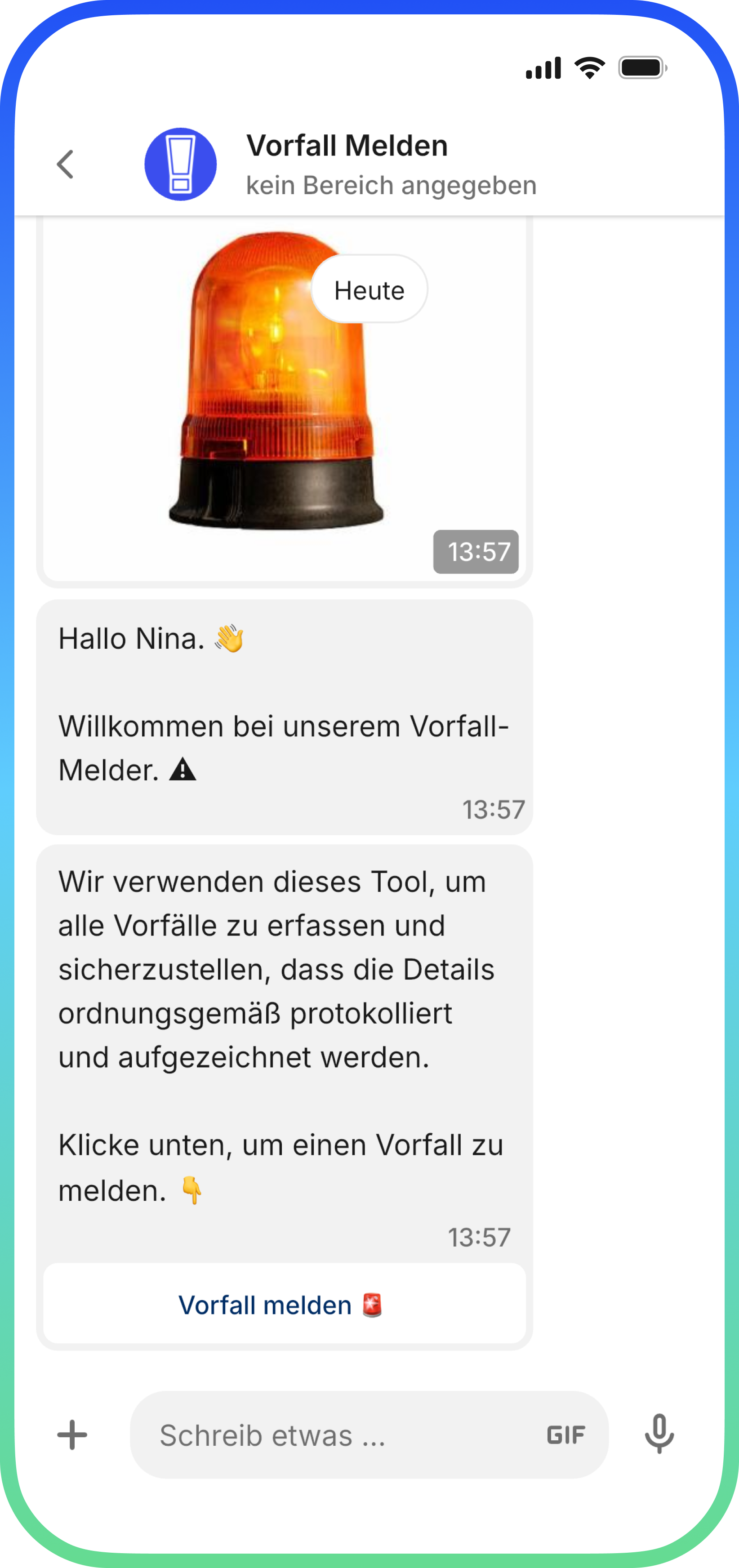 Vorfallmeldung-App
