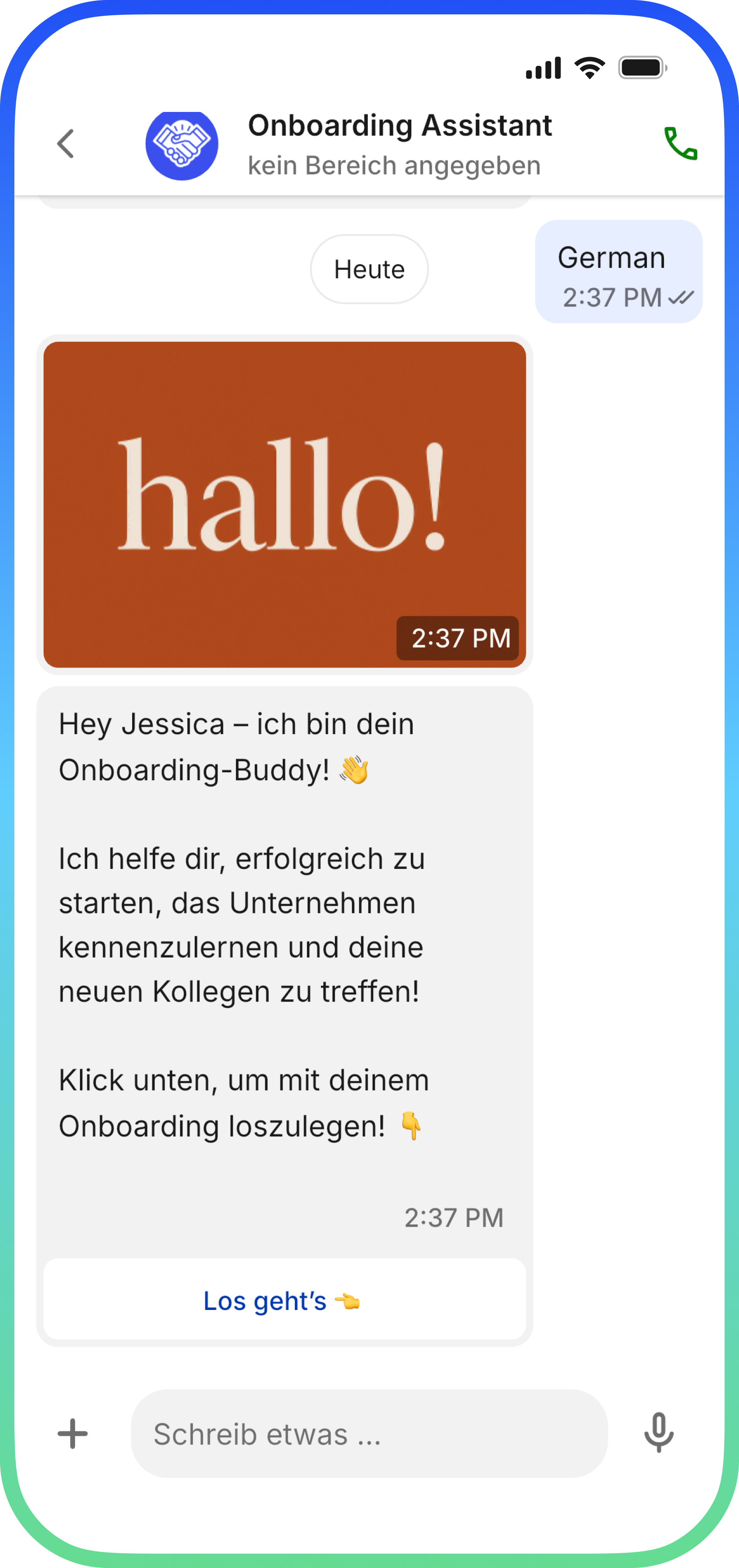Onboarding-App