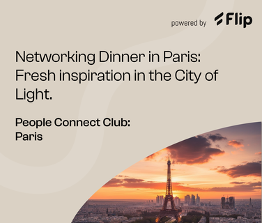 Networking Dinner in Paris: Fresh inspiration in the City of Light.