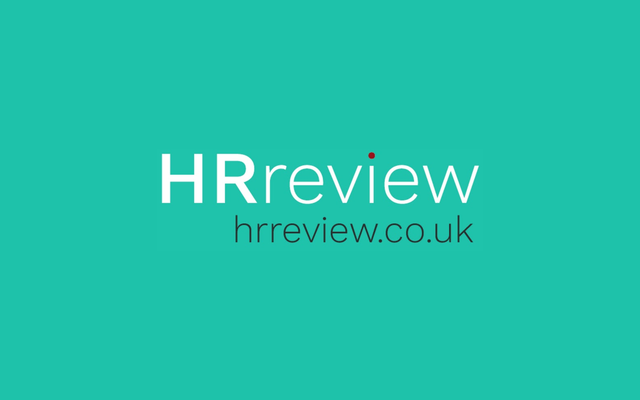 HRreview logo with text HRreview hrreview.co.uk on a teal background.