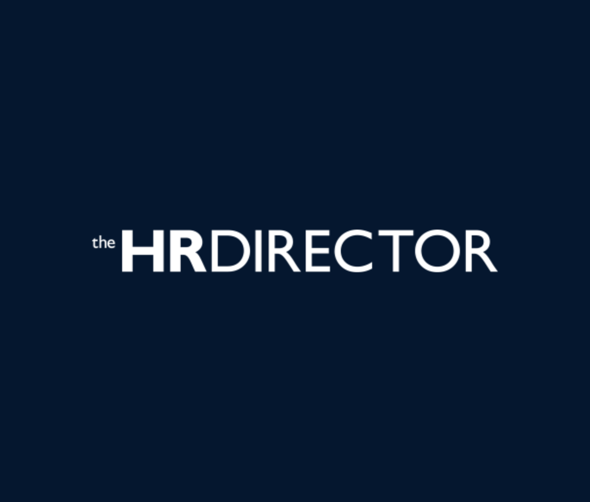 the HR DIRECTOR logo on a dark blue background.