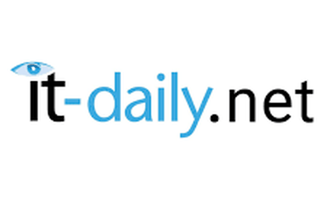 Logo with the text "it-daily.net" in blue and black, featuring an eye graphic above the letter "i".