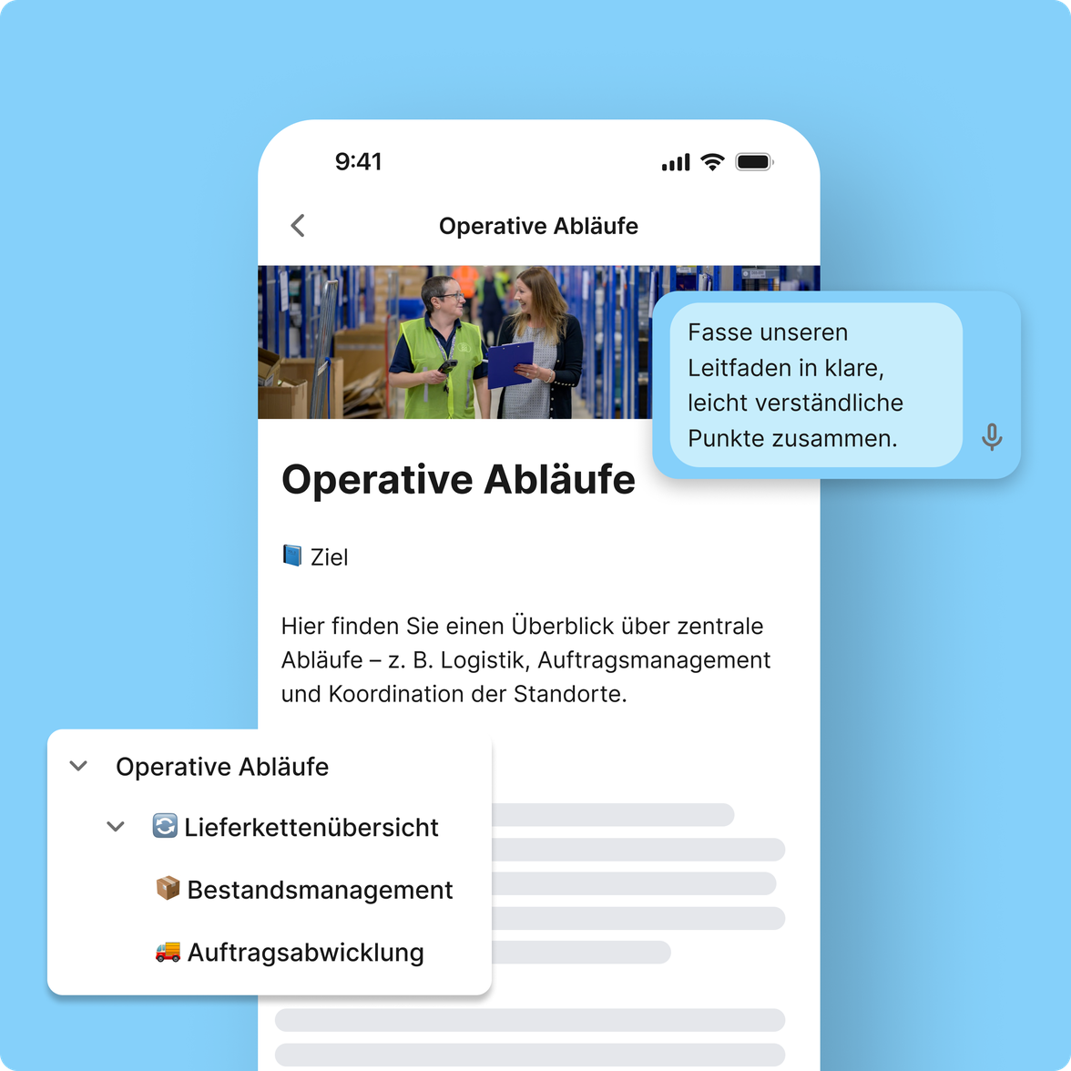 Mitarbeiterplattform mit Flip Flows, Flip Intelligence, HR-Portal, Agentic AI für die Frontline, Intranet.