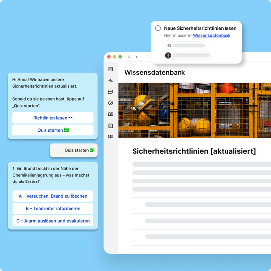 Mitarbeiterplattform mit Wissensdatenbank, HR-Portal, Mitarbeiter App, Employee Experience Platform.