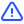 Blue warning icon with exclamation mark inside a triangle.