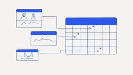 Abstract calendar and workflow illustration for administration, planning, and scheduling tasks.