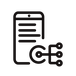 Mobile icon, abstract lines; symbolizes Employee App, Mitarbeiterplattform, HR-Software, Intranet.