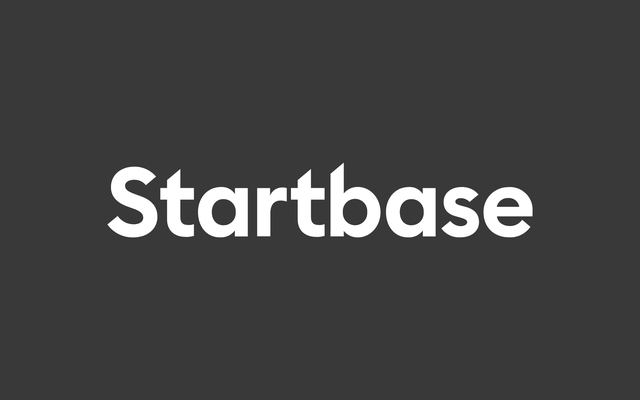 Startbase logo on dark background.