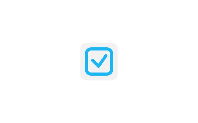 Blue checkmark icon in a square, symbolizing a completed privacy checklist feature.