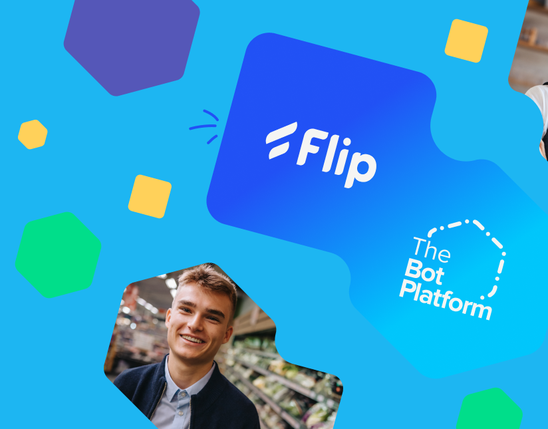 Flip, The Bot Platform empower frontline via Mitarbeiterplattform, Employee App, HR-Portal, AI.