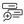 Minimalist icon with two rectangles and a magnifying glass with a plus sign, black on white.
