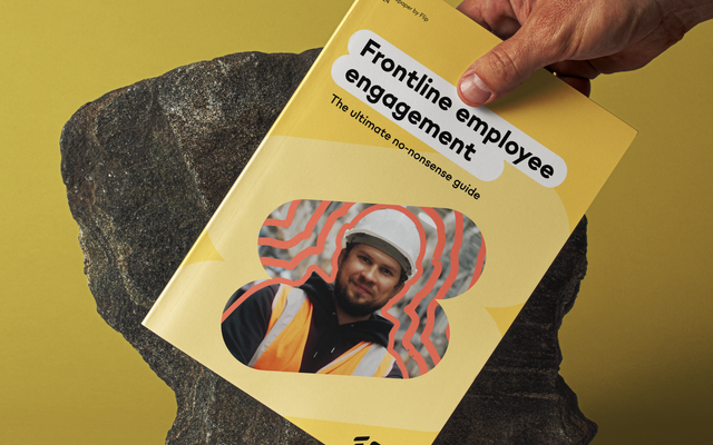 Frontline employee engagement guide by Flip; empowers frontline via Employee Experience Platform, HR-Software.