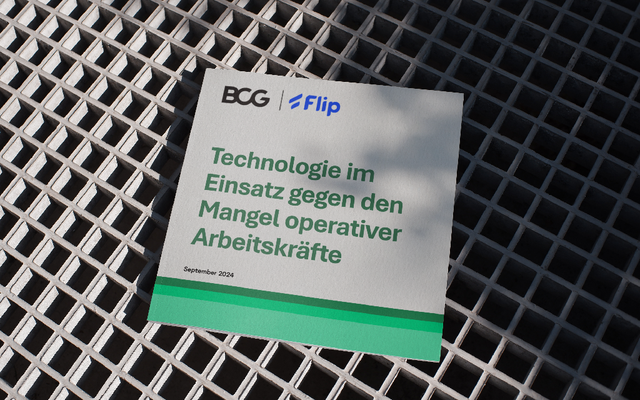 BCG, Flip: Technologie im Einsatz gegen den Mangel operativer Arbeitskräfte, September 2024.