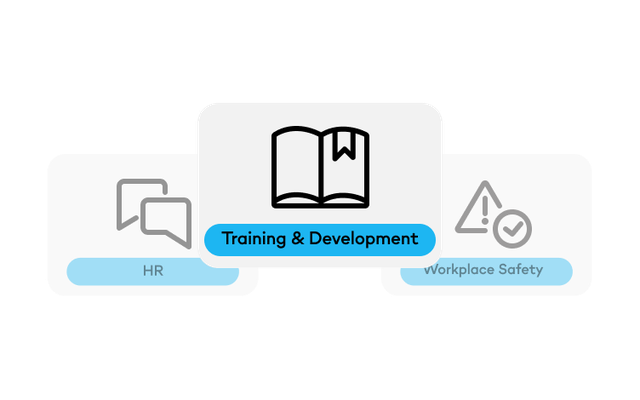 HR, Training & Development, Workplace Safety icons for Employee Experience Platform, HR-Software.