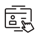 Self-service icon, symbolizing digital employee self-service in HR-Portal or Mitarbeiterplattform.