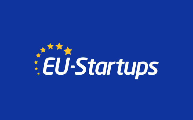 EU-Startups logo with yellow stars on a blue background, no additional content shown.