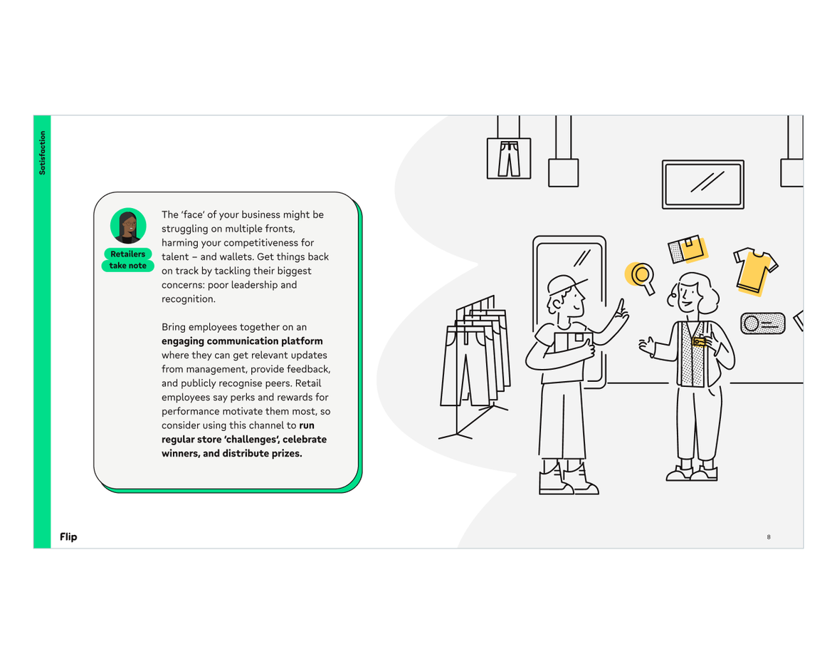 Retailers take note: Engaging communication platform for employee feedback, recognition, and rewards.