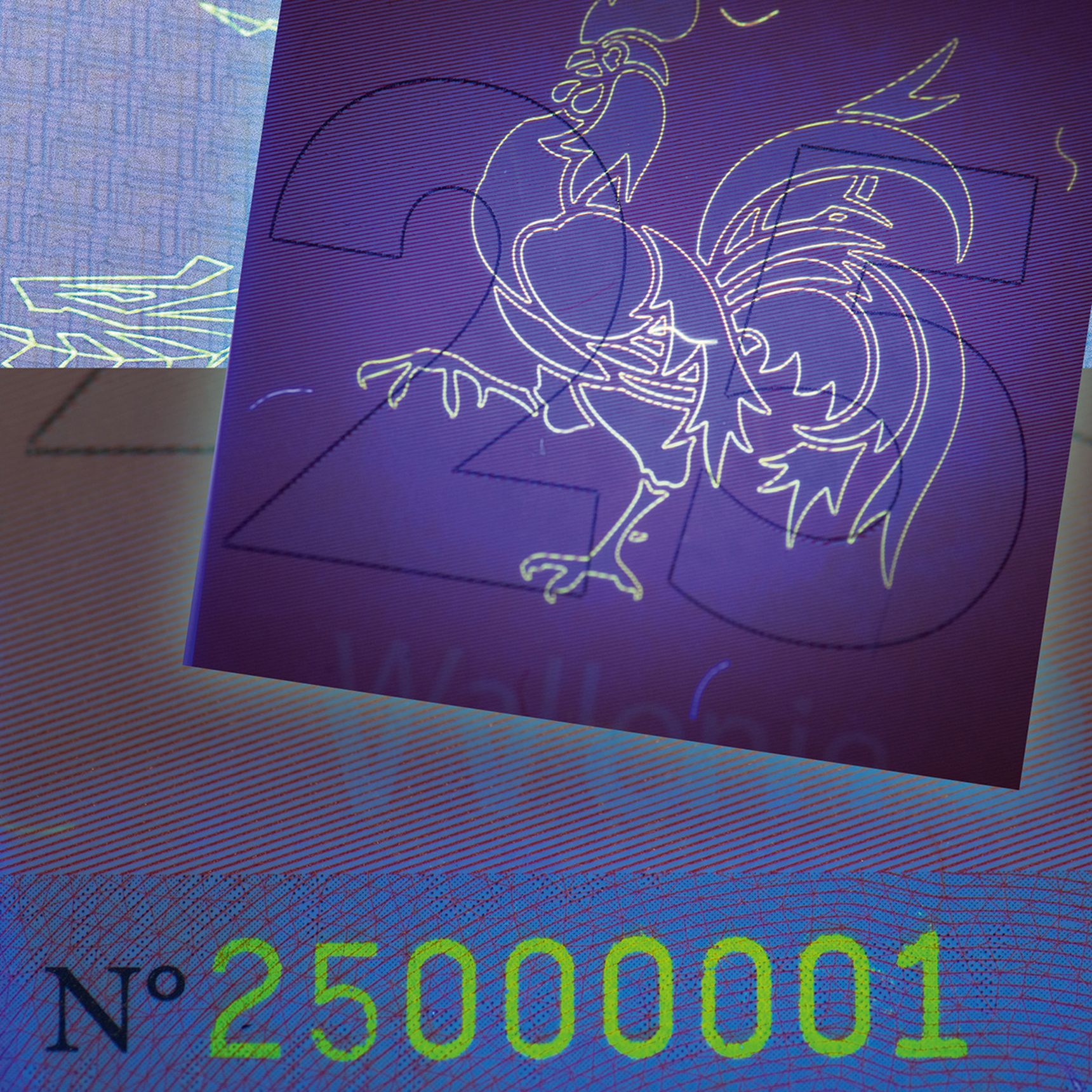 Security drukwerk detail