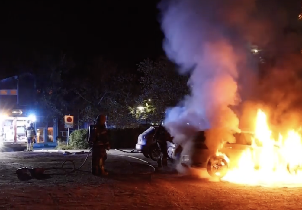 Bilbrand i Storvreta, Uppsala