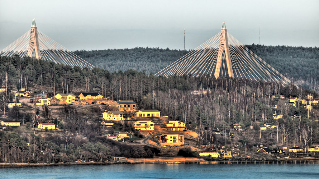 Uddevallabron - Arkivbild