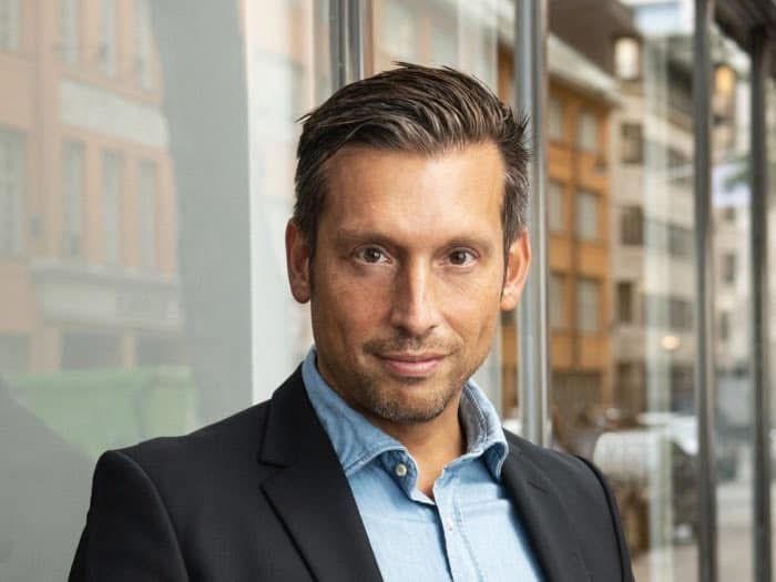 Daniel Sonesson, partiledare för Medborgerlig Samling