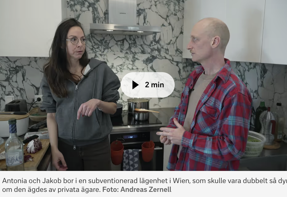 SVT rapporterar ensidigt om fördelarna med Wiens planekonomiska bostadshyresmarknad