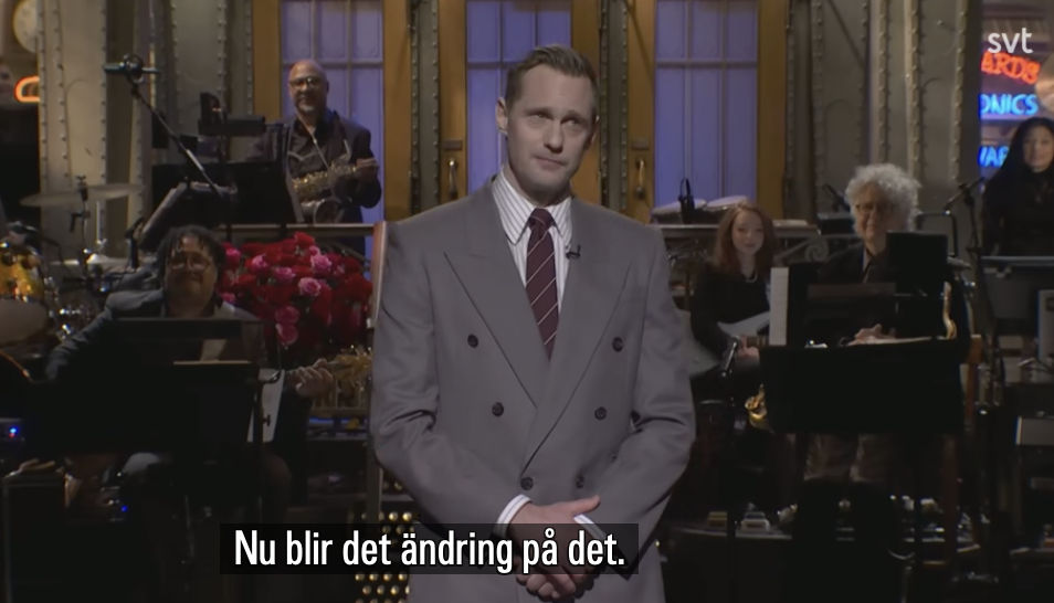 Alexander Skarsgård som värd för Saturday Night Live
