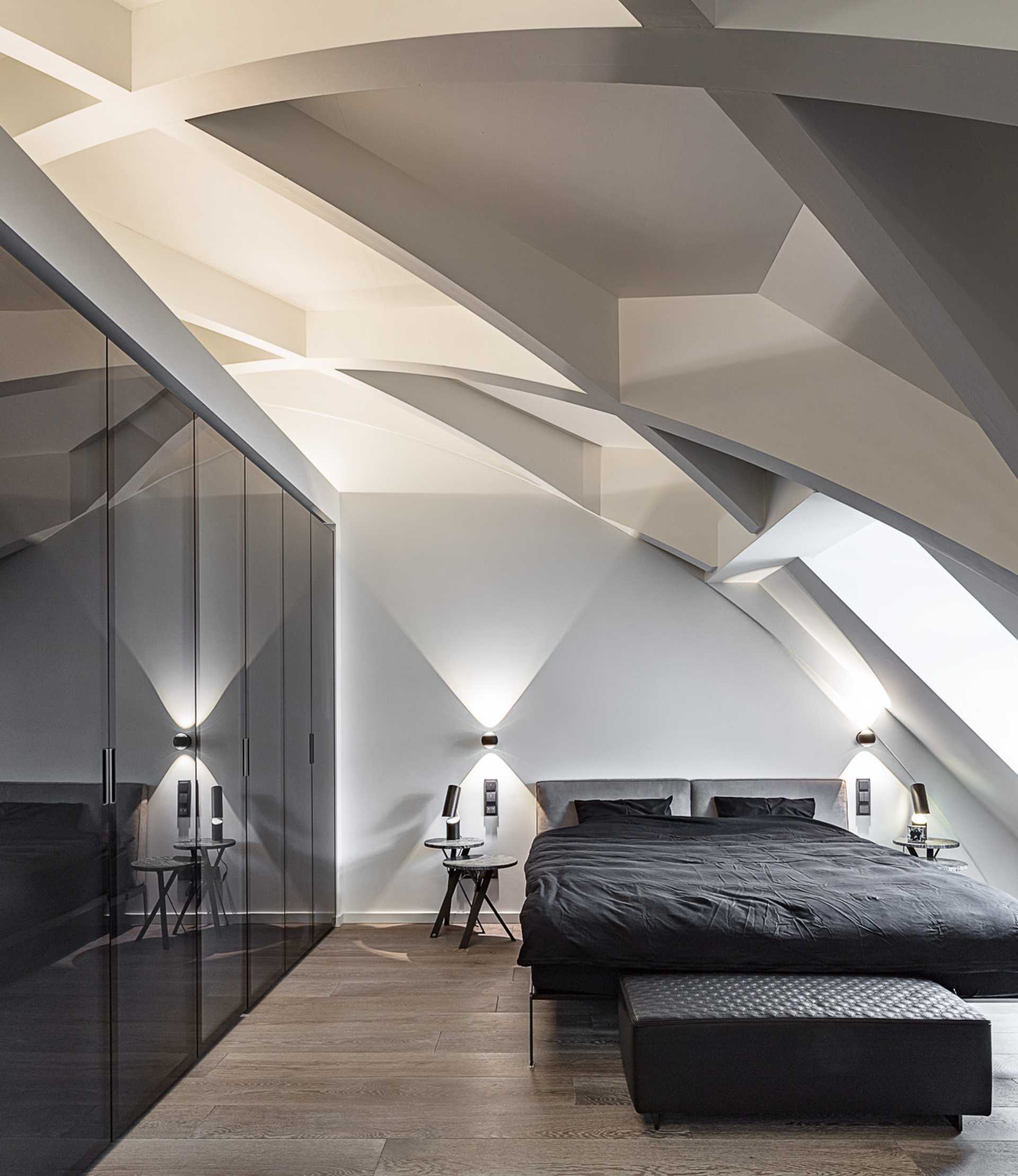 Egetemeier Dachgeschoss München City Schlafzimmer