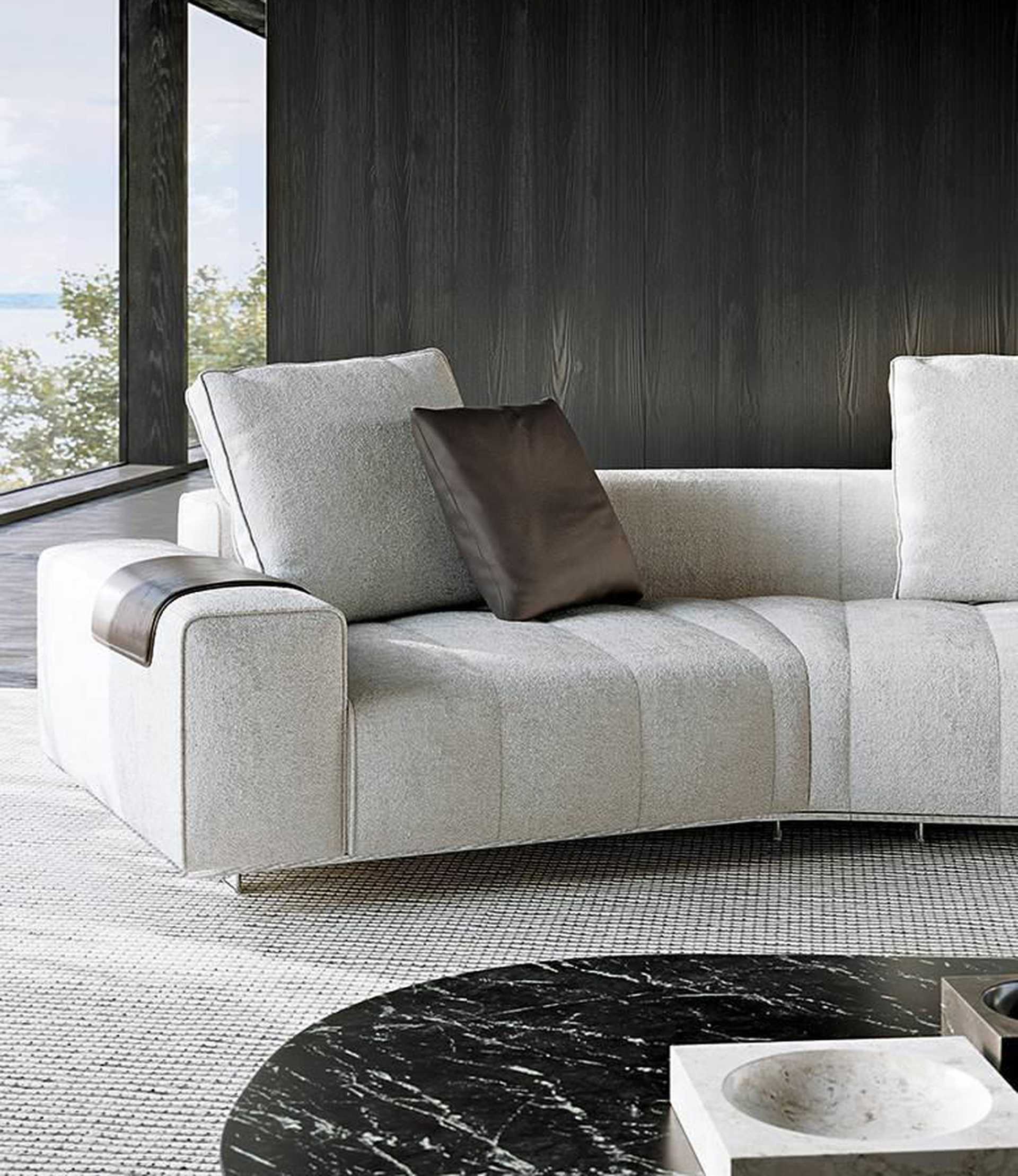Luxuriöse Wohnzimmereinrichtung Mit Minotti-Sofa Goodman