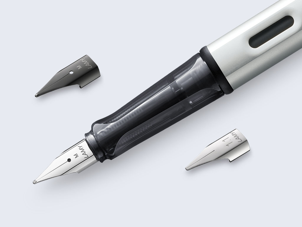 LAMY 2000 万年筆（Fニブ） LAMY fountain pen nib guide -